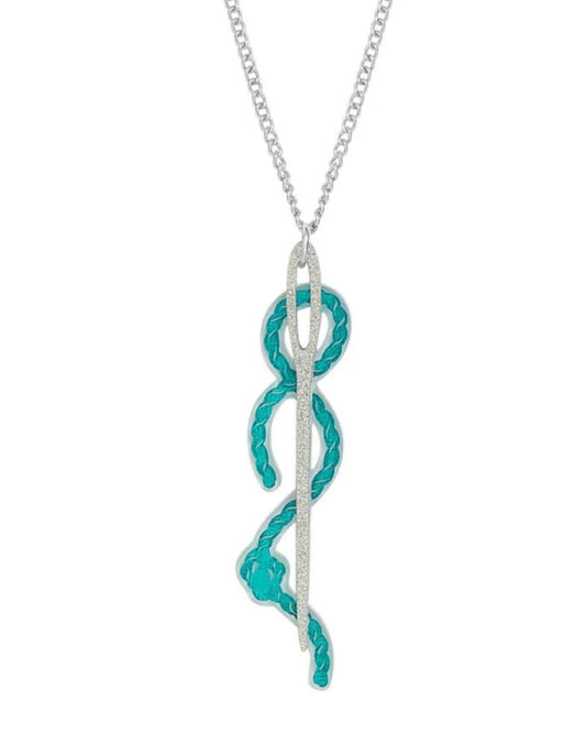 Needle & Thread Pendant Necklace