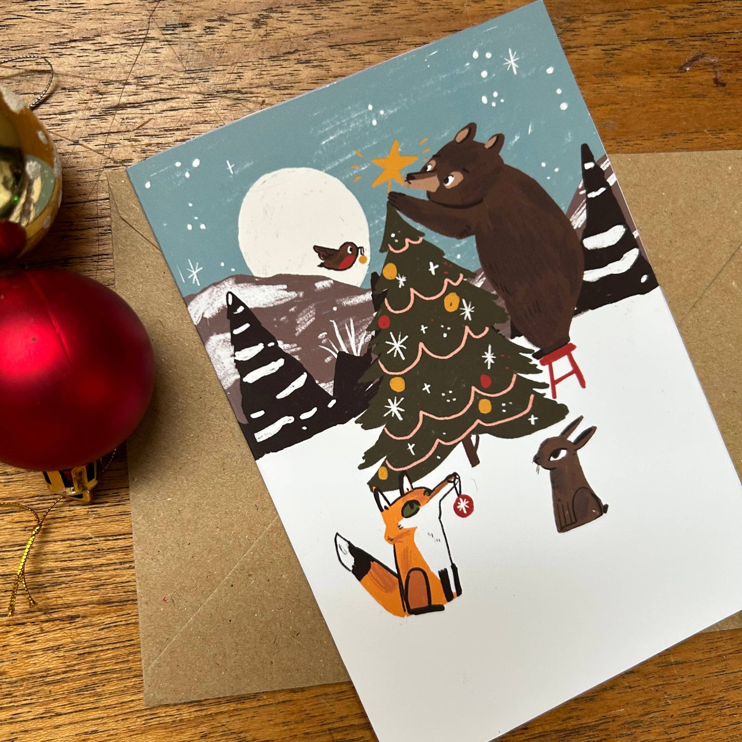 Woodland Christmas Card 