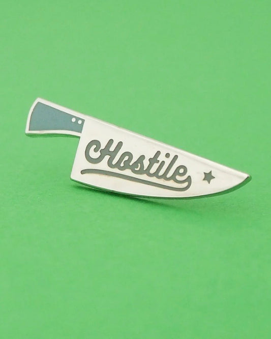 Hostile Knife Pin