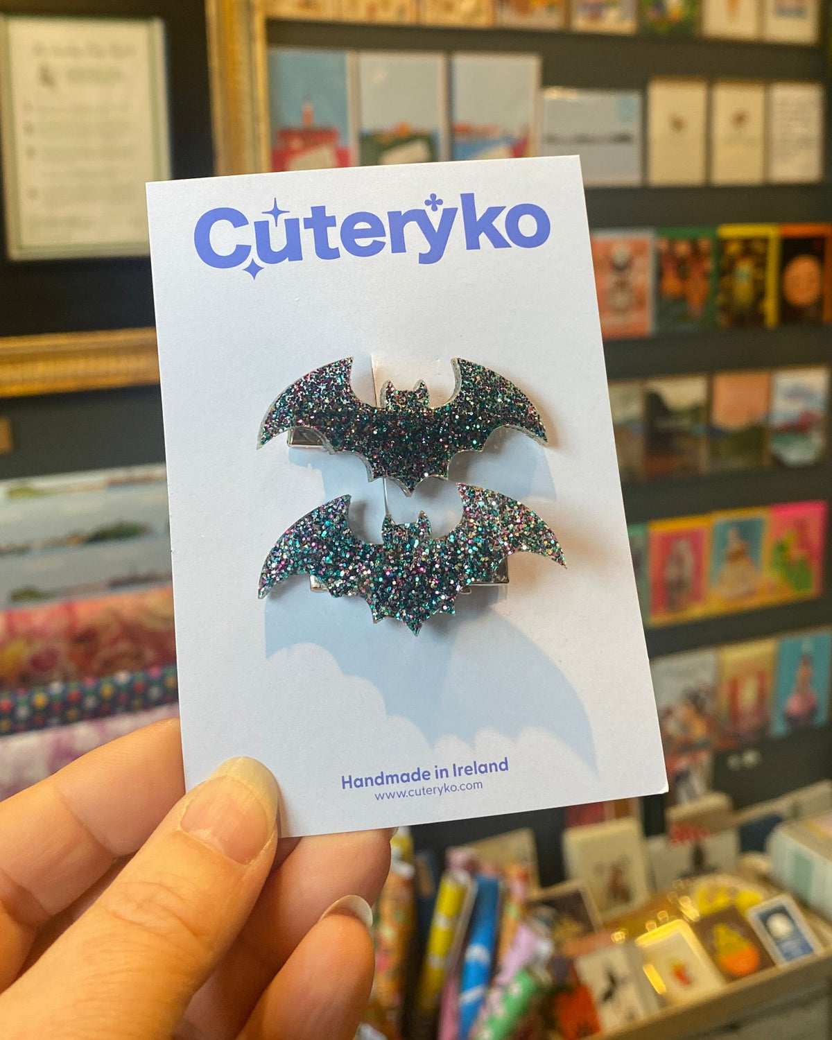 Bat Hair Clips Set