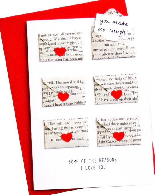Six Love Note Mini Envelope Card