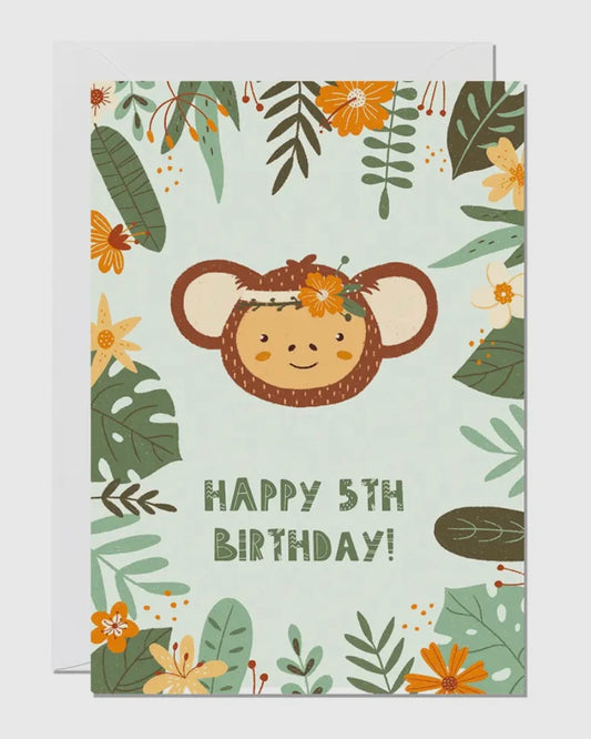 5th Birthday Card-Ricicle Cards-My Beautiful Caravan