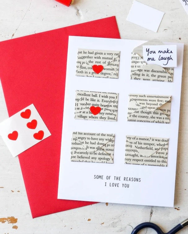 Six Love Note Mini Envelope Card