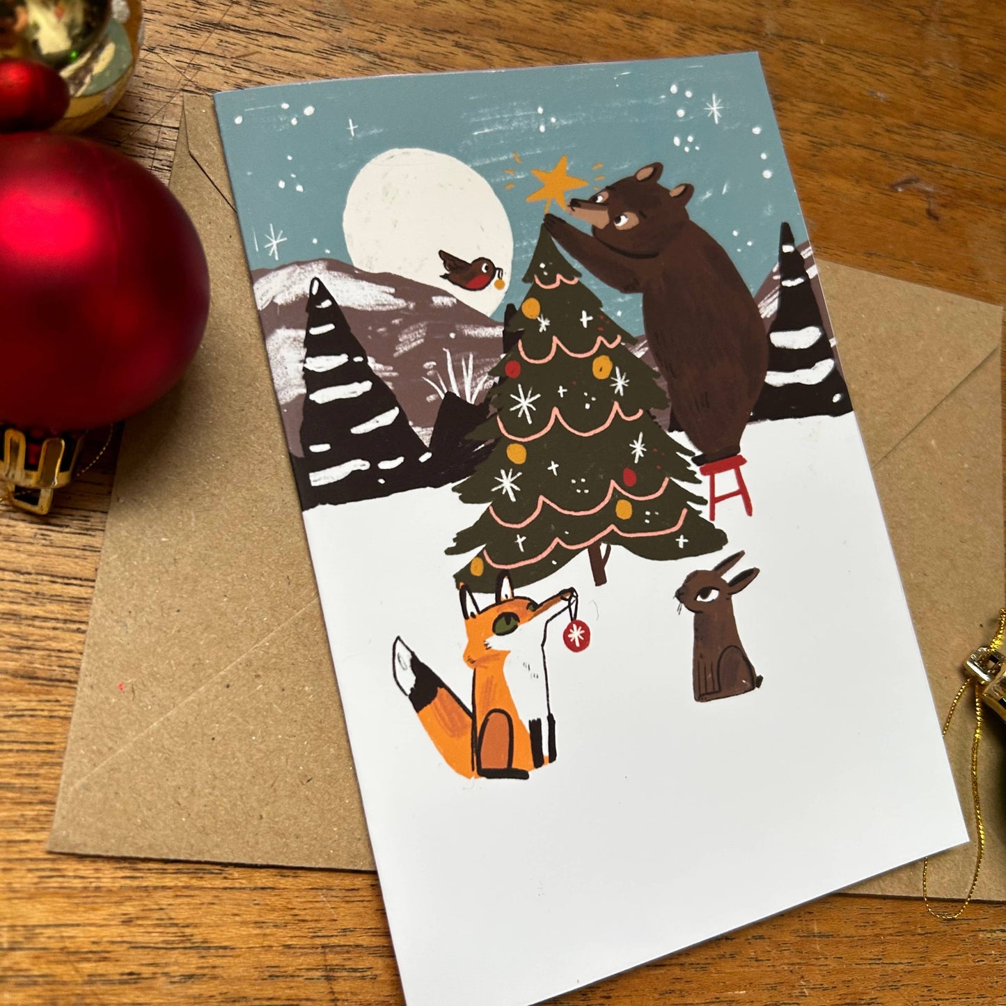 Woodland Christmas Card 