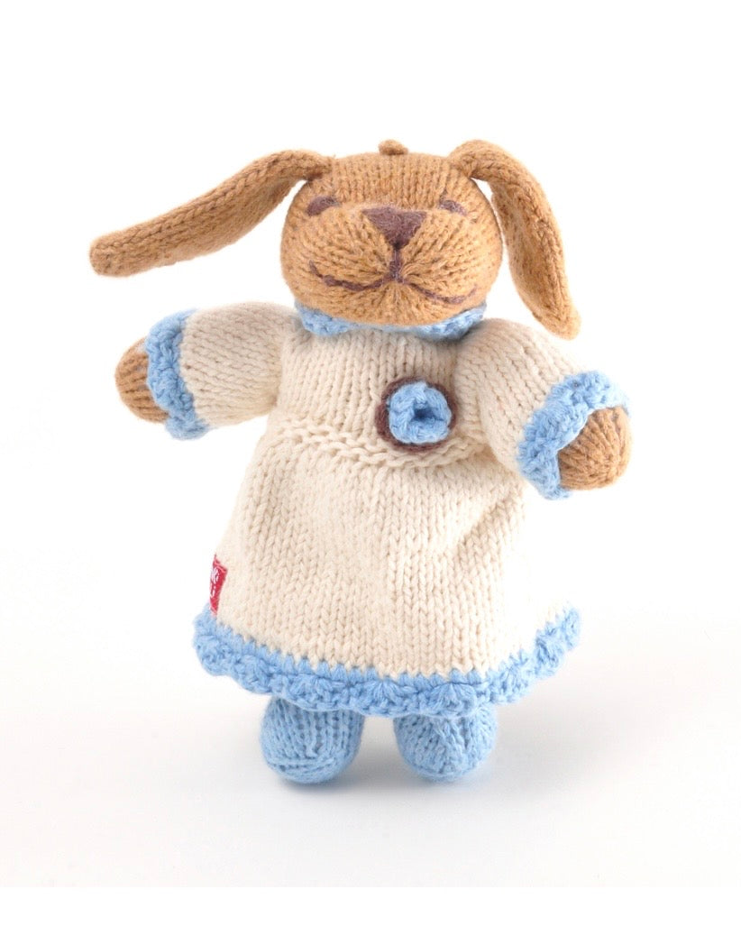 Brown Dog - Knitted Soft Toy