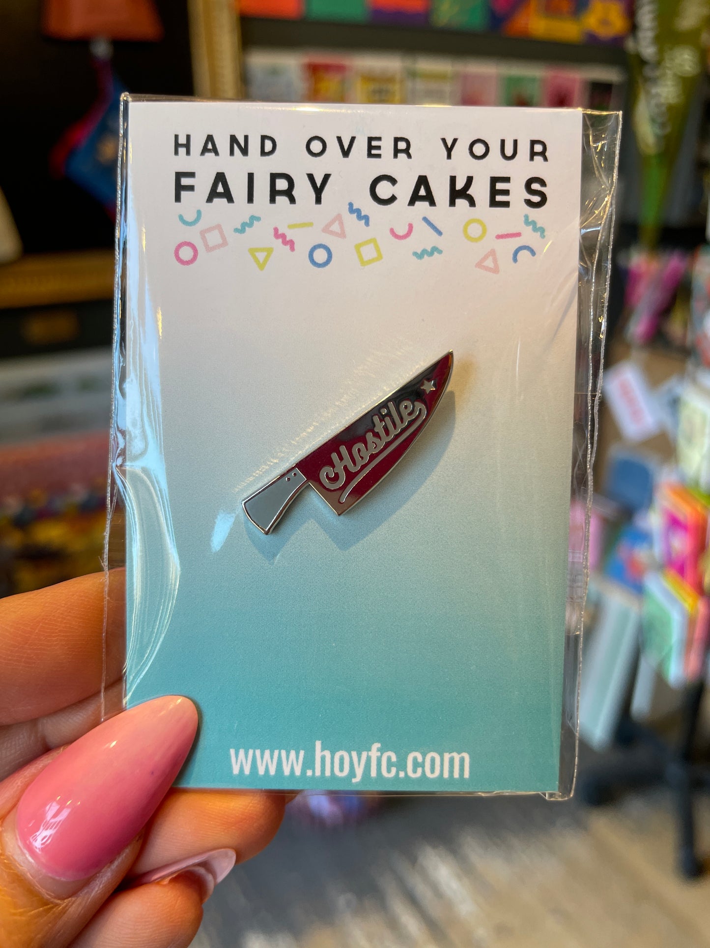 Hostile Knife Pin