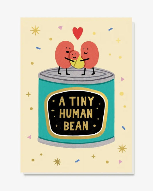 Baby Bean New Baby Card