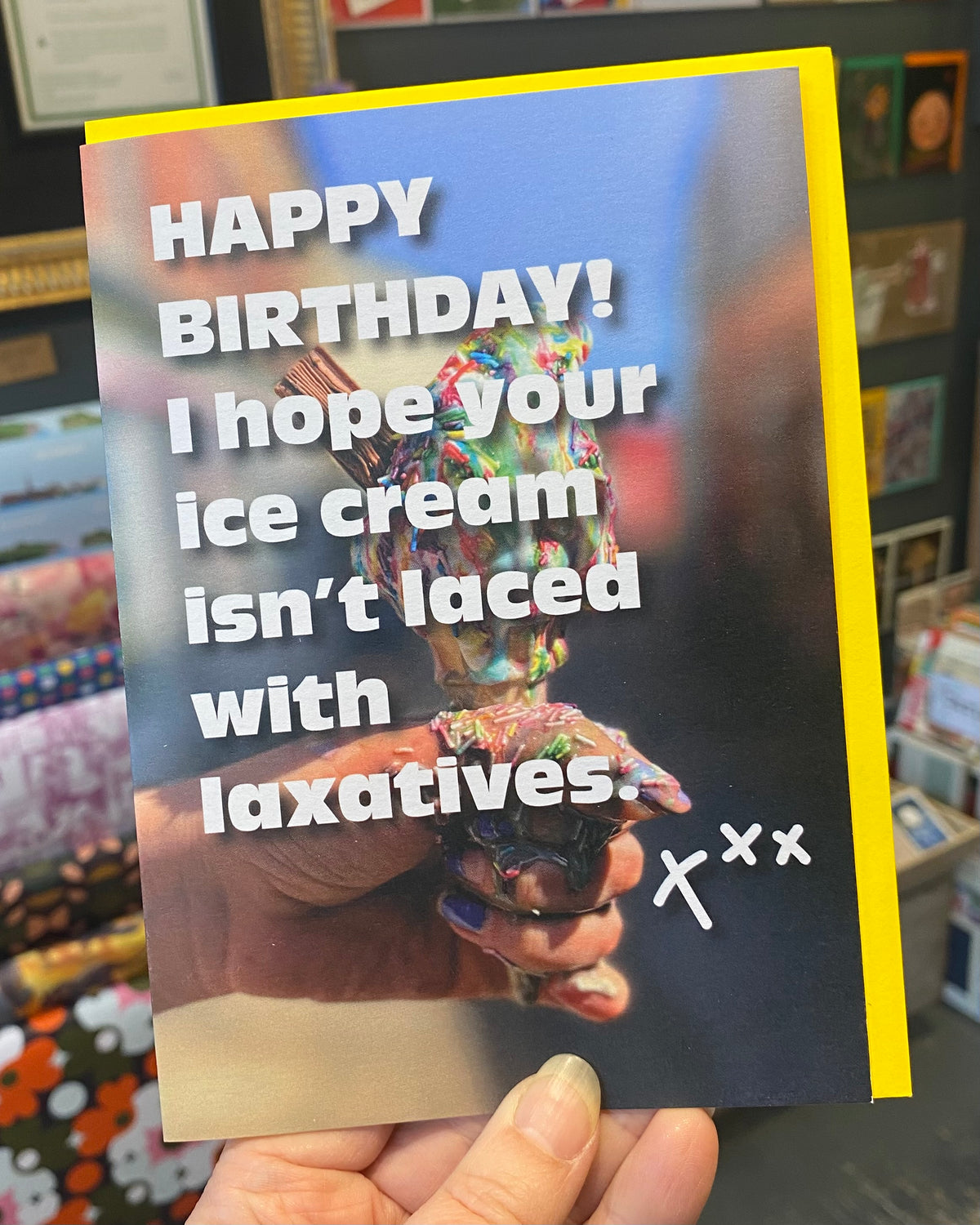 Ice Cream Birthday Card