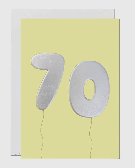 70th Birthday Card-Ricicle Cards-My Beautiful Caravan