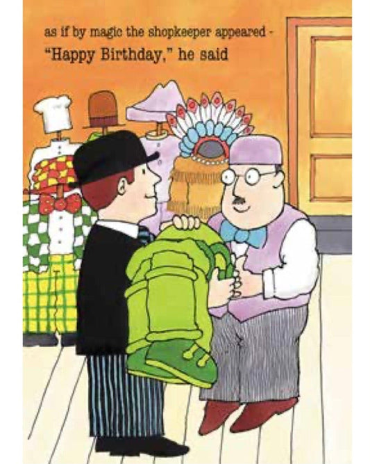 Mr Benn Happy Birthday Card