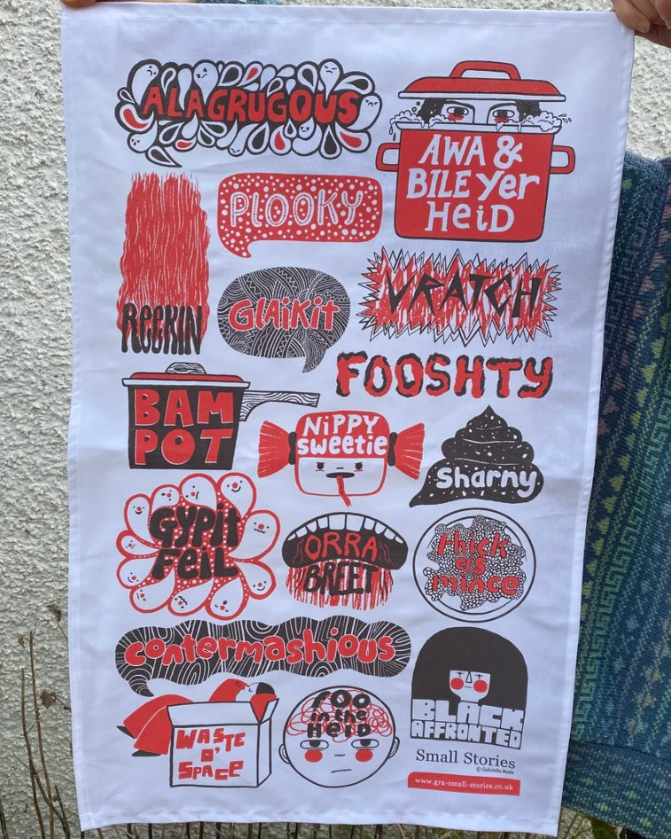 Doric Insults Teatowel