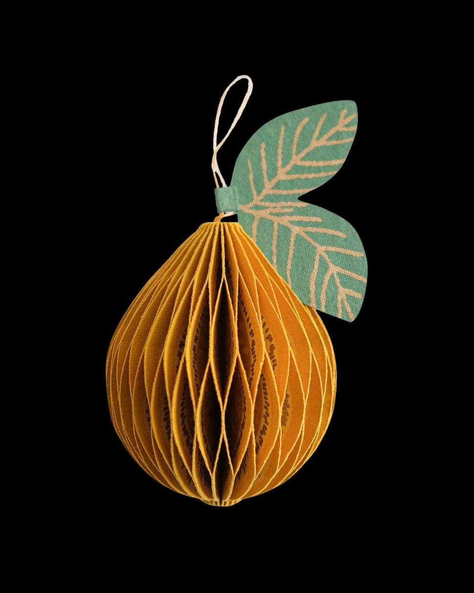 Lemon Honeycomb Ornament