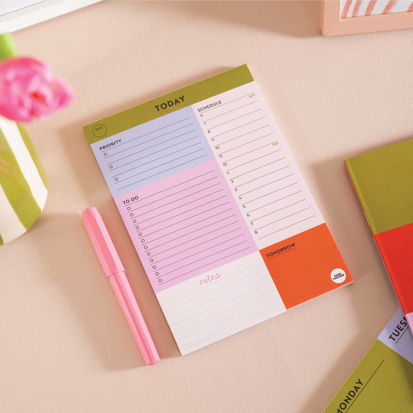 A5 Daily Planner Pad