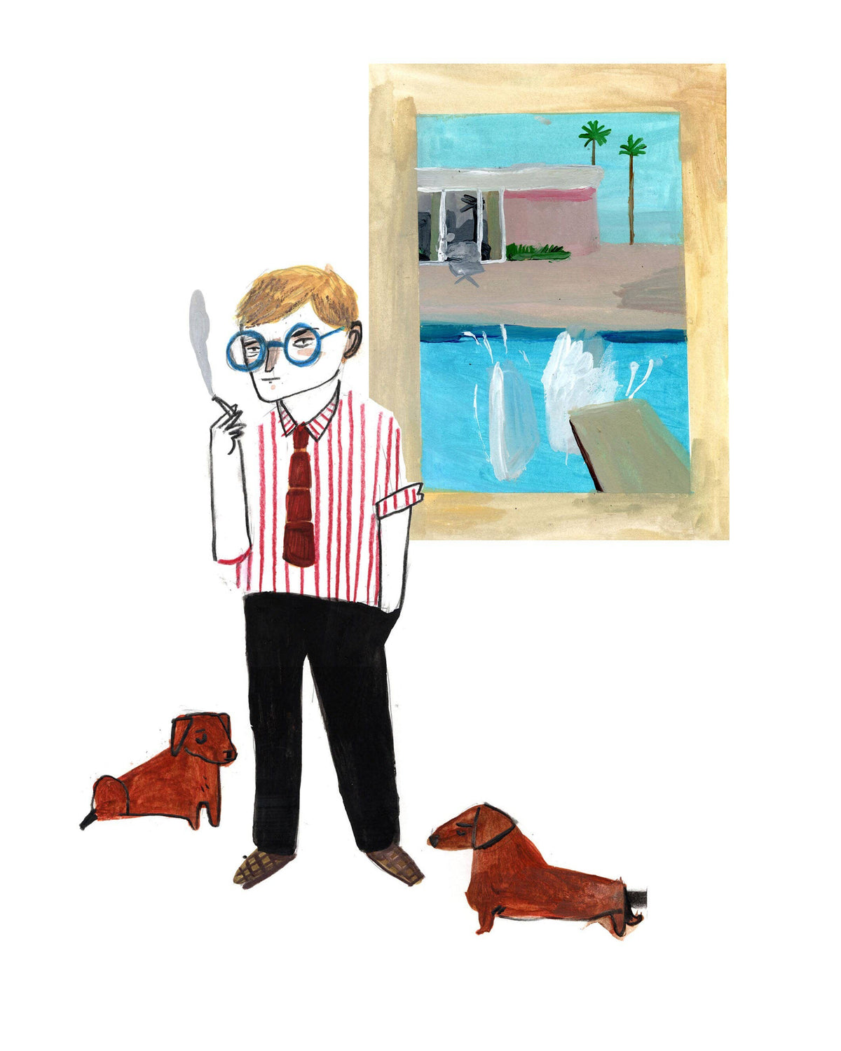 David Hockney Print