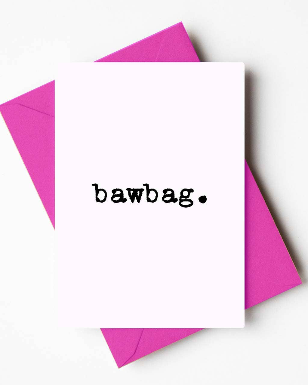 Mini Scottish Insult Card - Bawbag