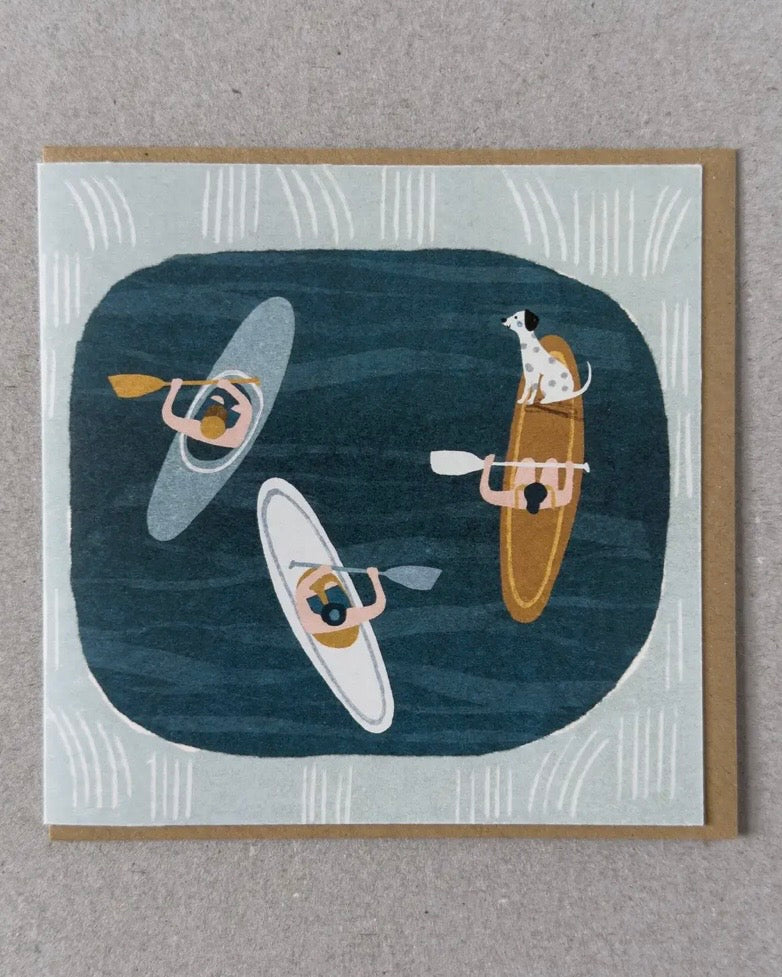 Paddleboarding Greetings Card