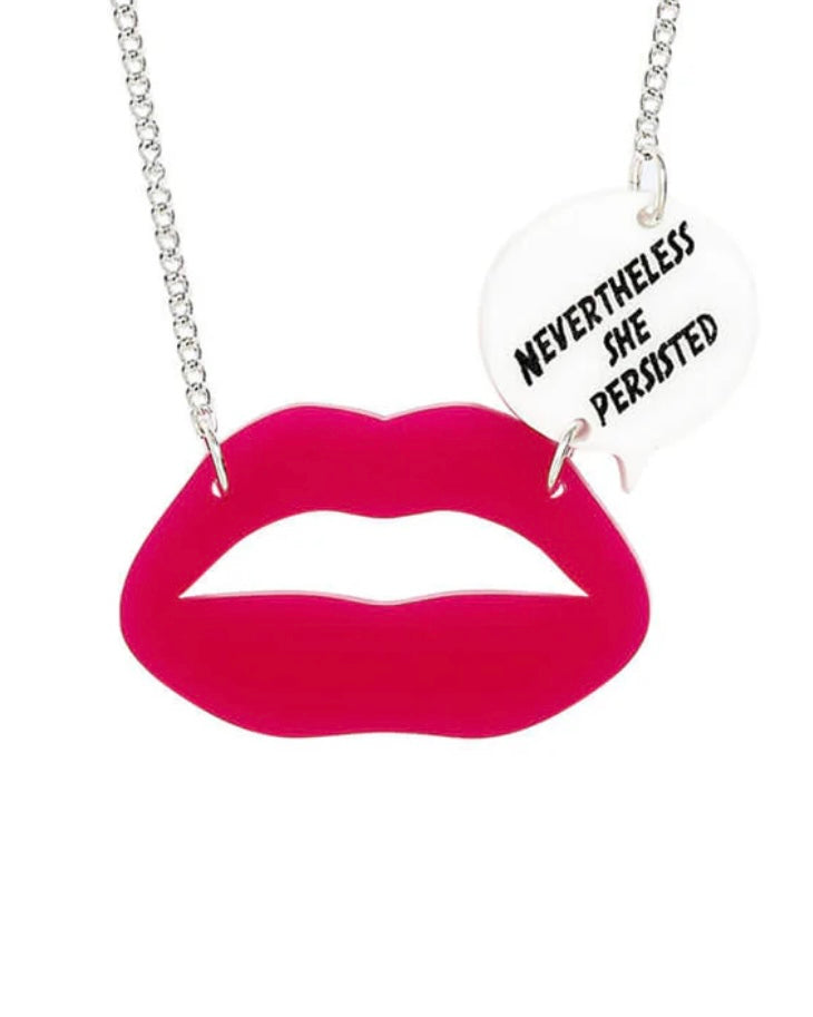 Nevertheless She Persisted Necklace