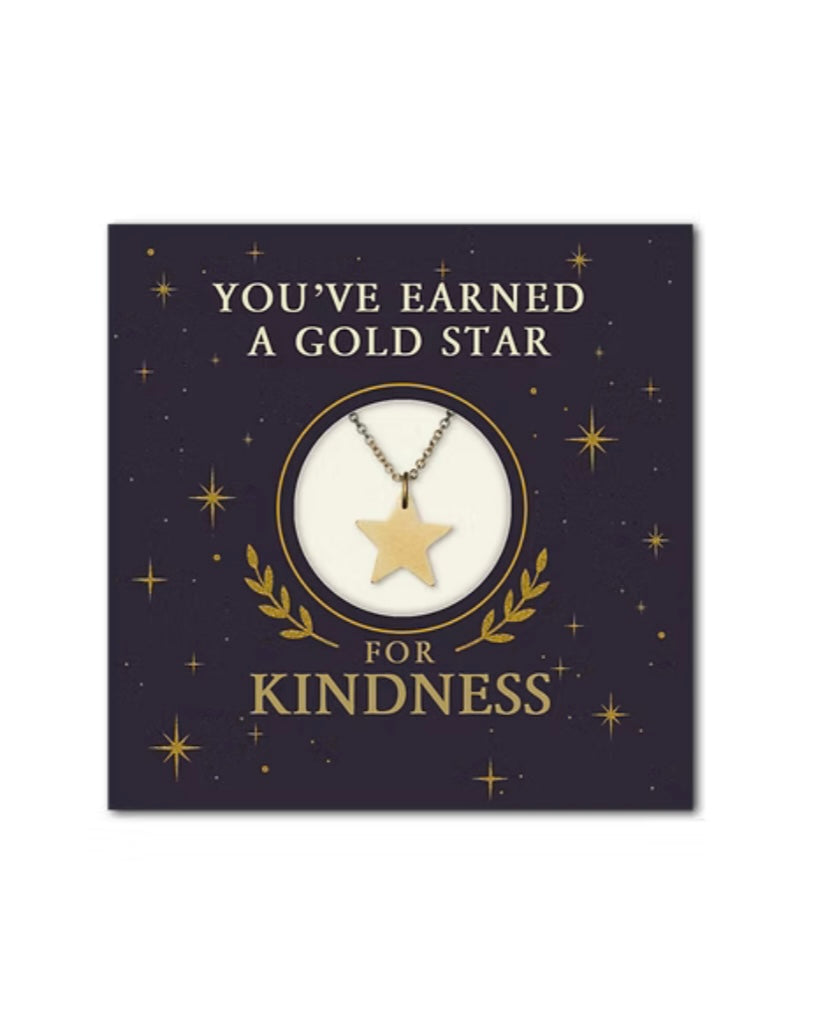 Reward Gold Star Pendant Necklace