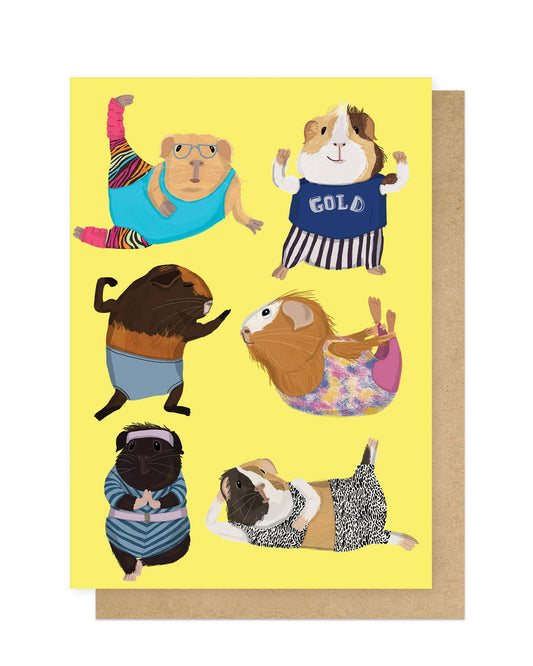 Guinea Pig Aerobics Card