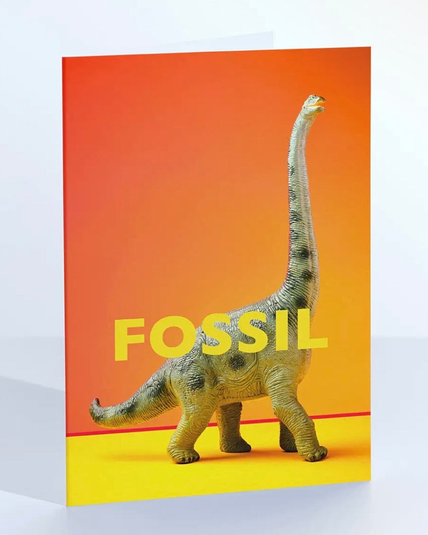 Fossil Dinosaur Card