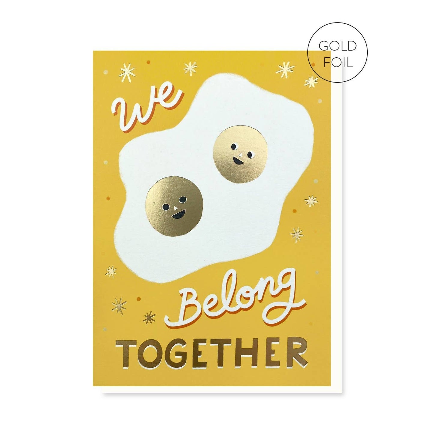 Double Yolker Belong Together Card