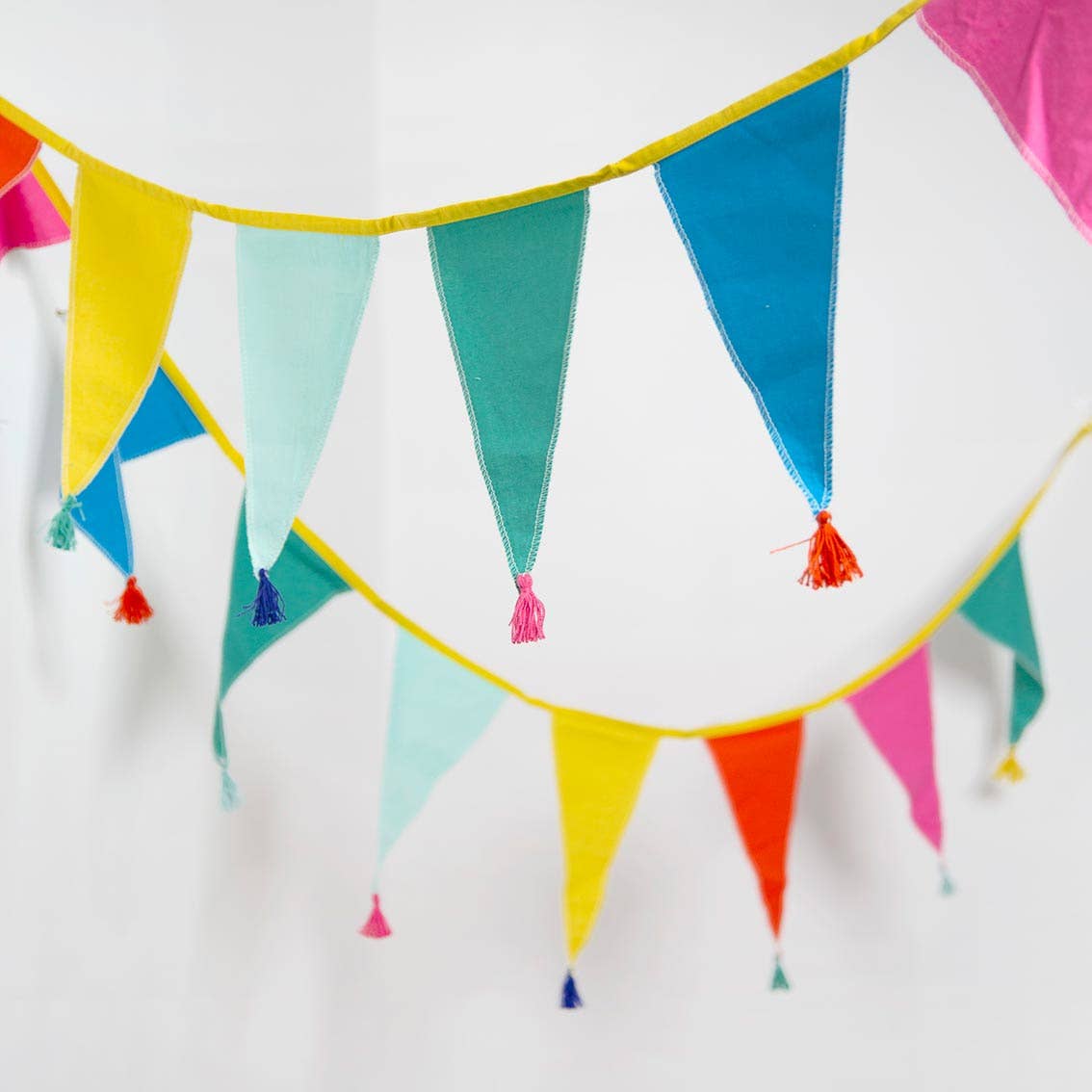 Rainbow Fabric Bunting