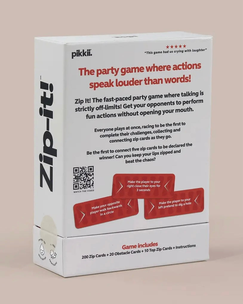 Zip-It Party Game