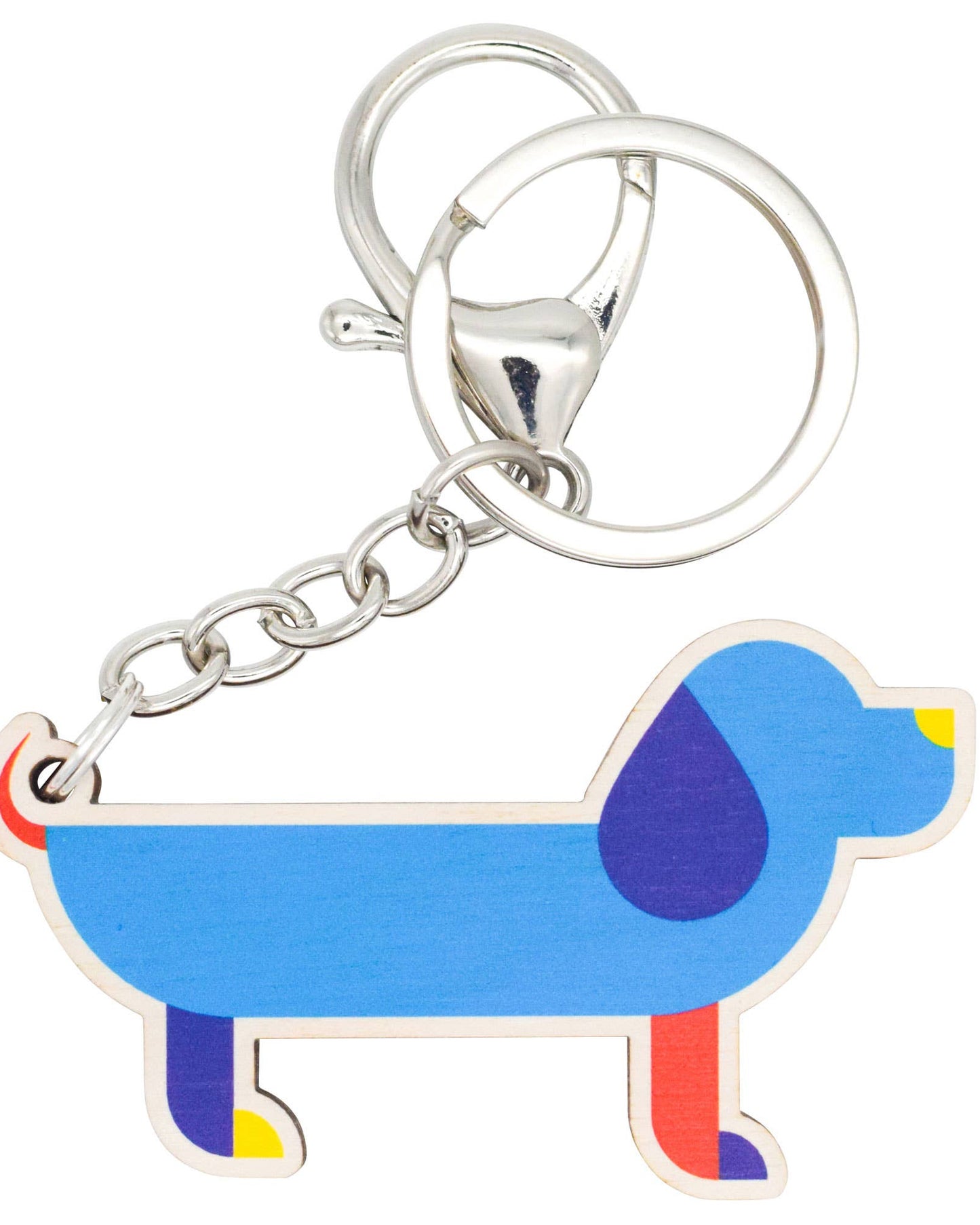 Sausage dog keyring