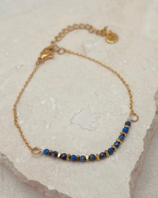 Lapis Bead Bracelet