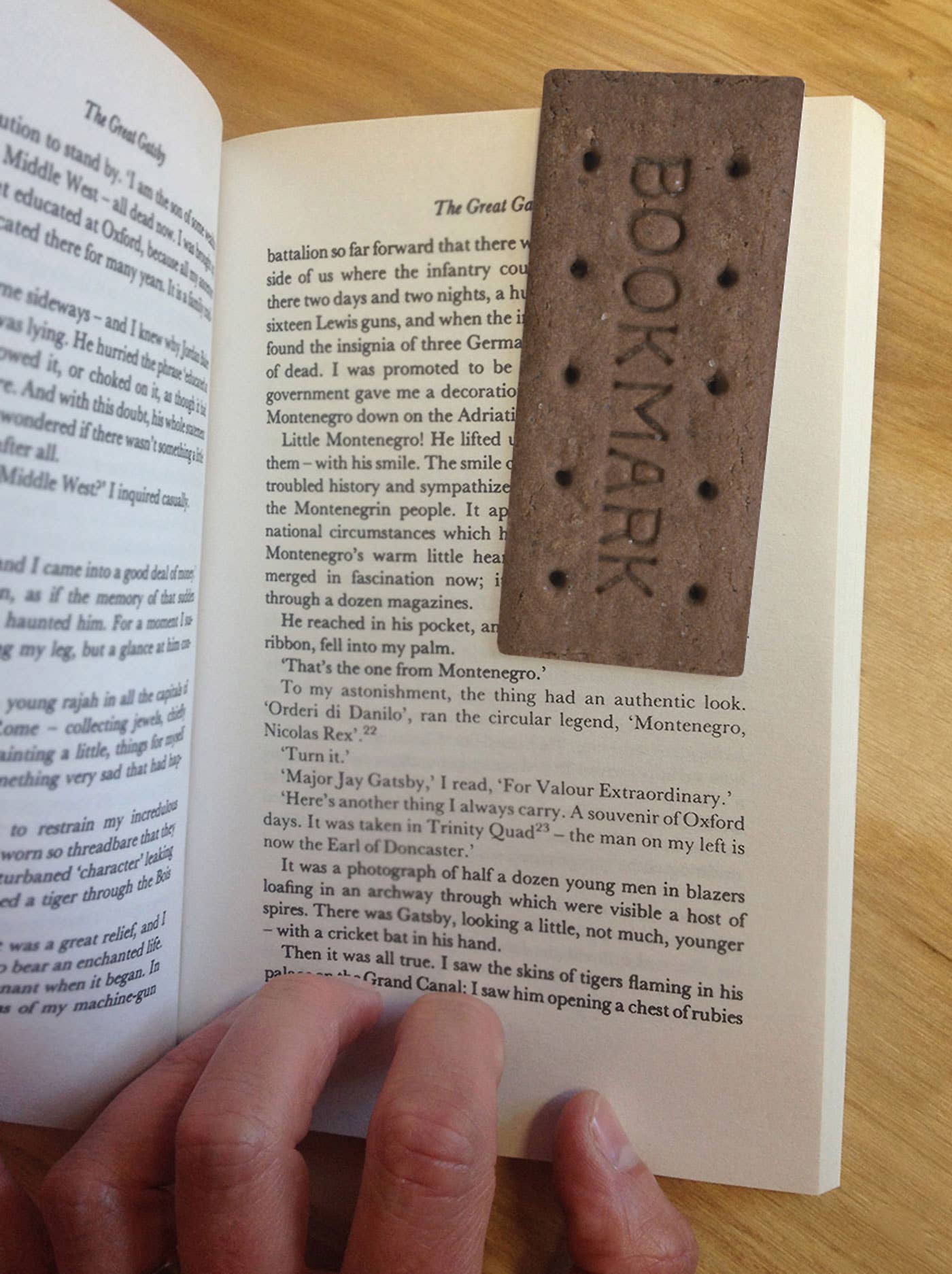 Biscuit Magnetic Bookmark