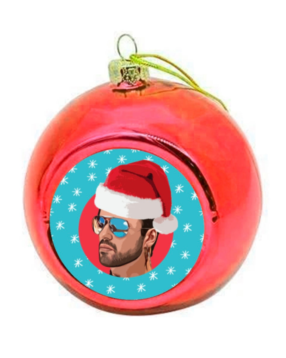 George Michael Christmas Bauble