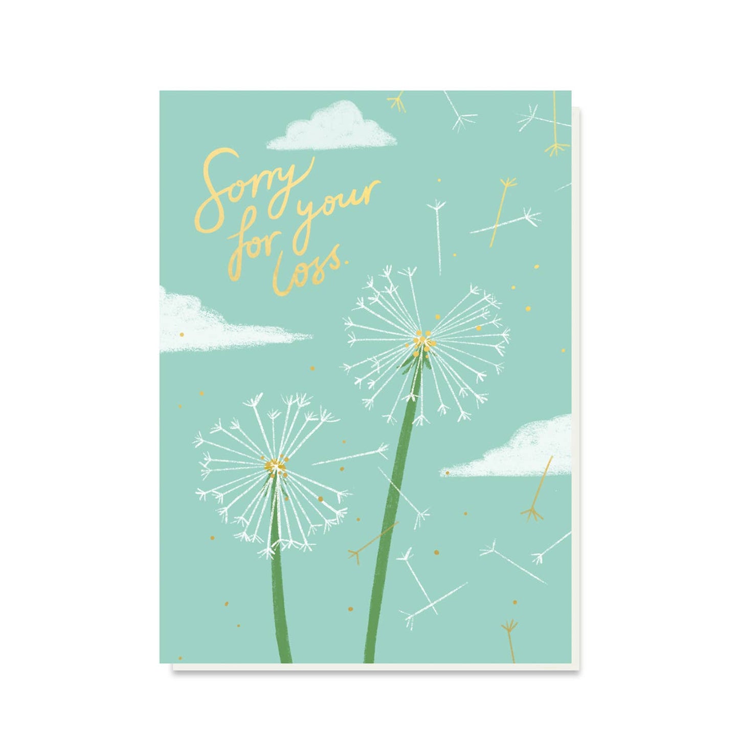 Dandelion Sorry For Your Loss Card