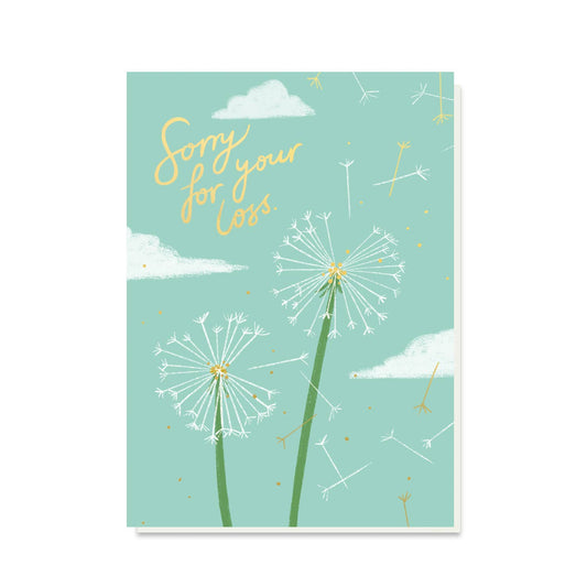 Dandelion Sorry For Your Loss Card