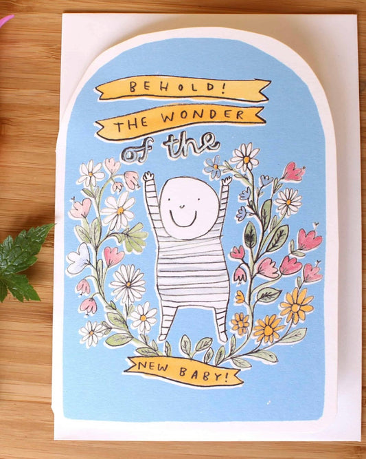 Behold! New Baby Card