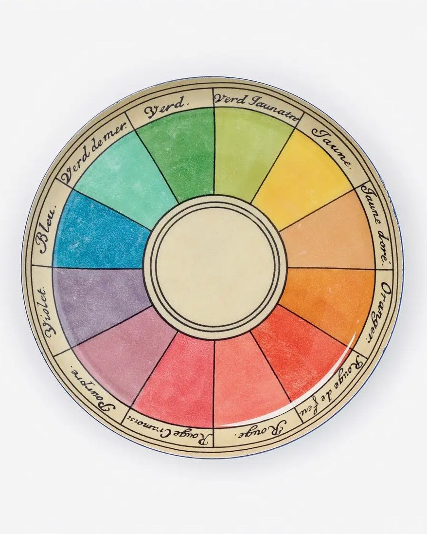 Cercle Chromatique 8" Medium Round Enamel Tray