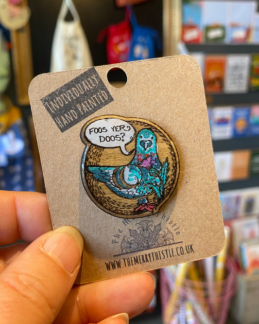 Scottish Foos Yer Doos Pin