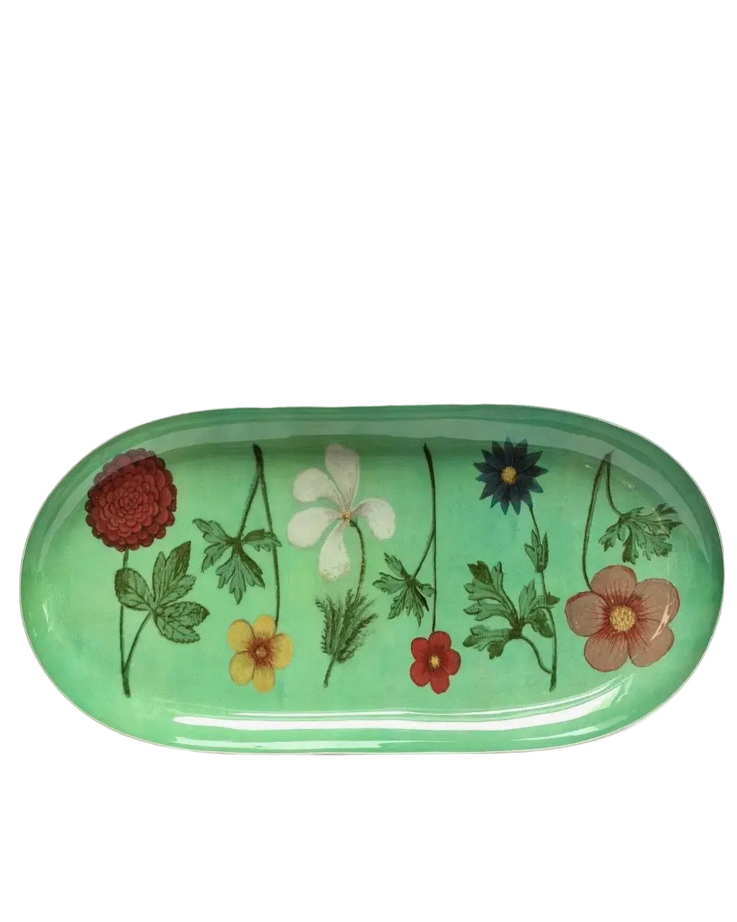 Festival Of Flowers Enamel Printed Tray