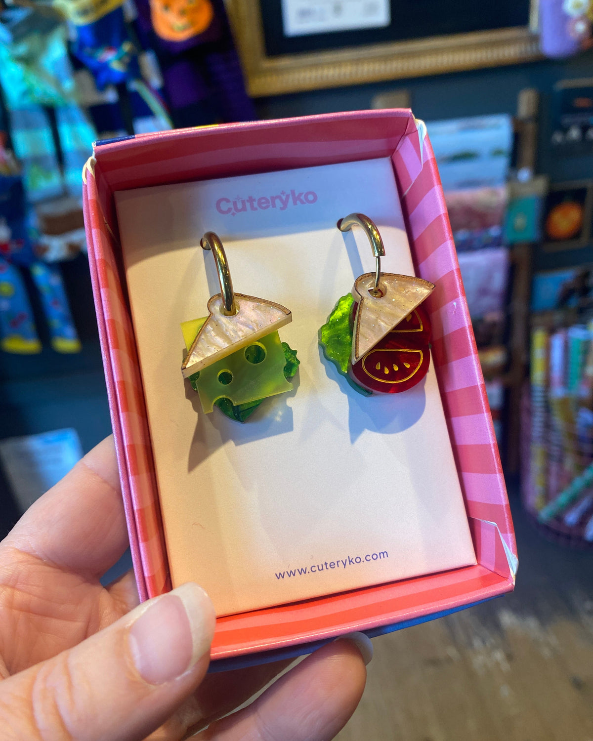 Classic Sandwich Hoop Earrings