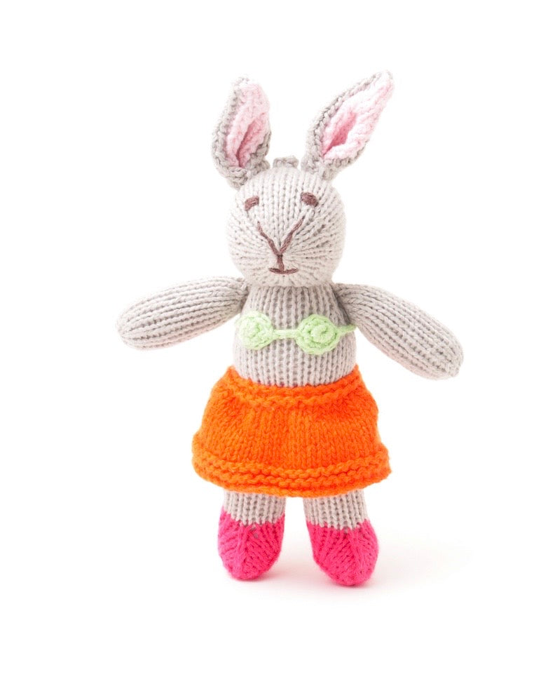 Beach Rabbit - Knitted Soft Toy