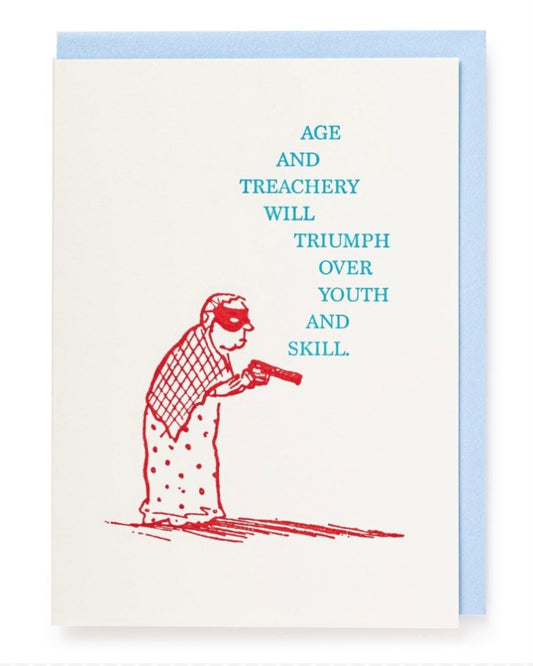 Age & Treachery Card-Archivist-My Beautiful Caravan