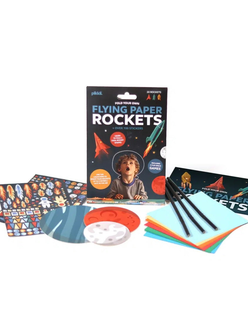 Flying Paper Rockets Origami Kit