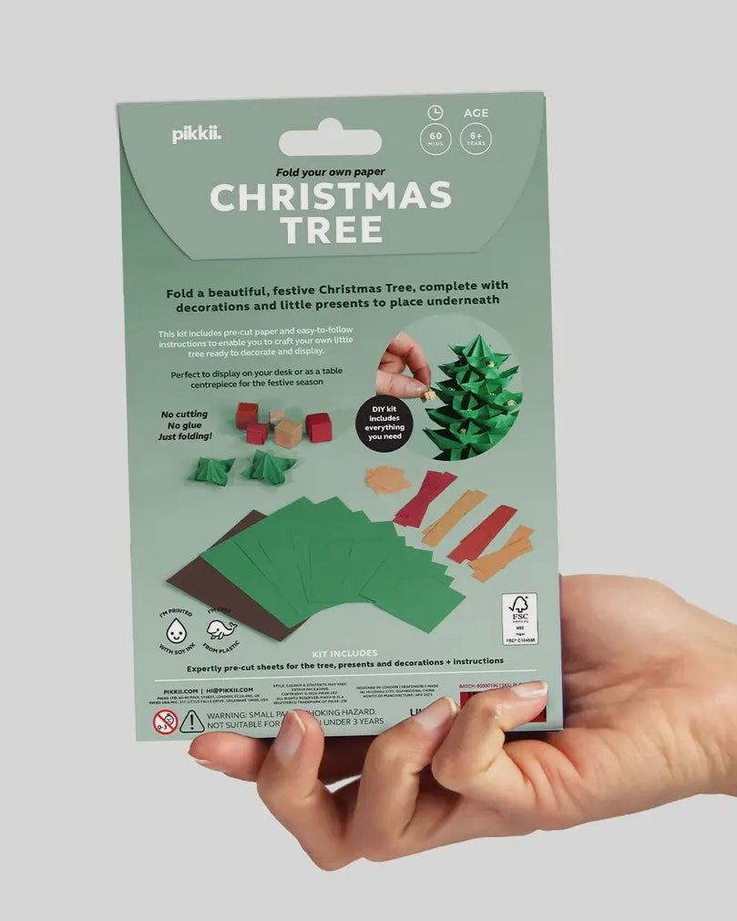Paper Christmas Tree Origami Kit