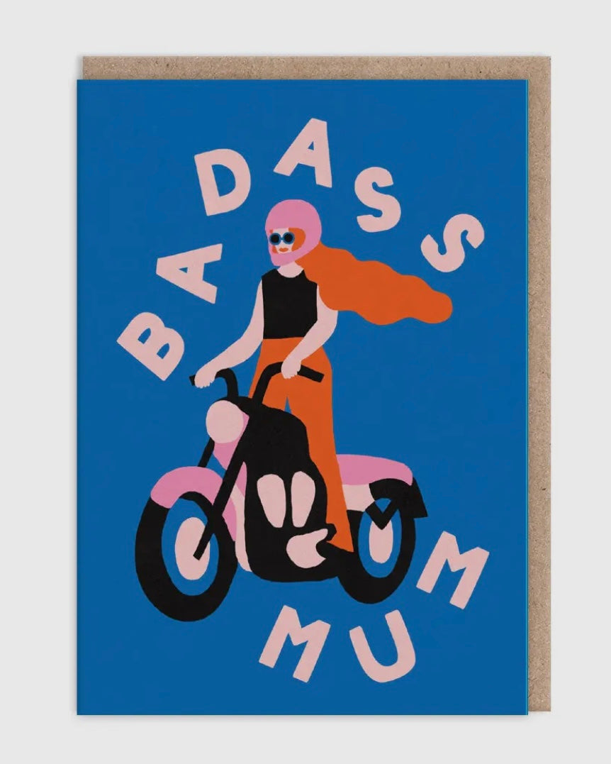Badass Mum Card-Ohh Deer-My Beautiful Caravan