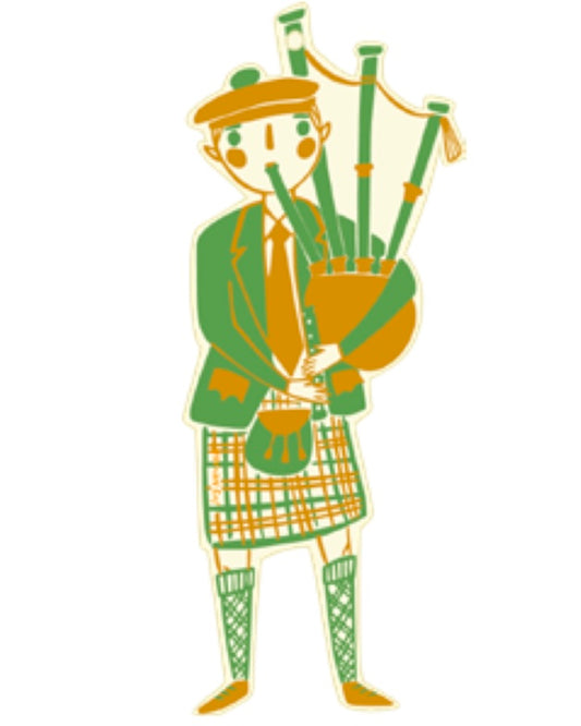 Bagpiper Hanging Decoration-Joy Nevada-My Beautiful Caravan