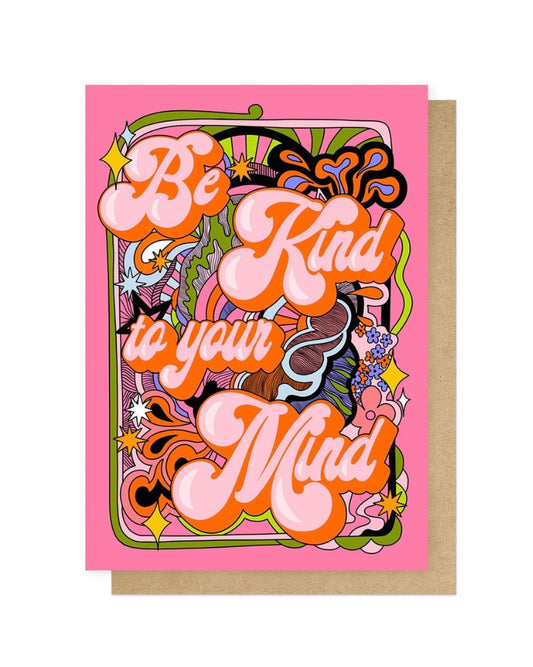Be Kind To Your Mind Card-East End Prints-My Beautiful Caravan