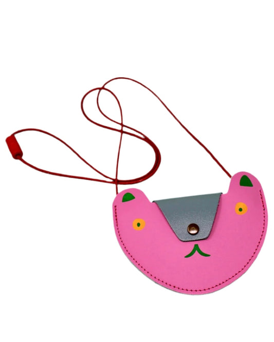 Bear Pocket Coin Purse-Ark Colour Design-My Beautiful Caravan