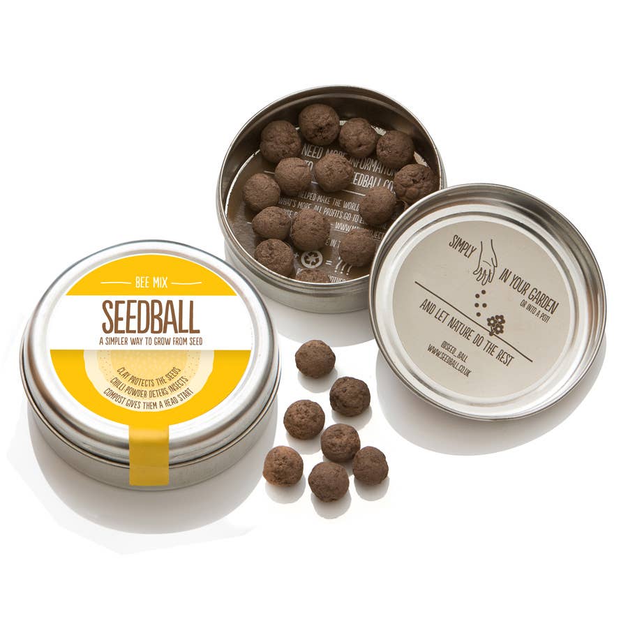 Bee Mix Seedball Tin-Seedball-My Beautiful Caravan