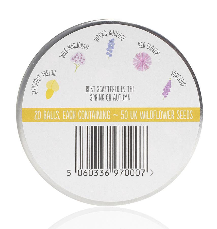 Bee Mix Seedball Tin-Seedball-My Beautiful Caravan