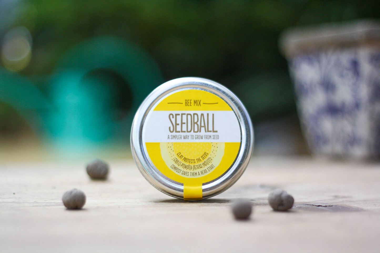 Bee Mix Seedball Tin-Seedball-My Beautiful Caravan