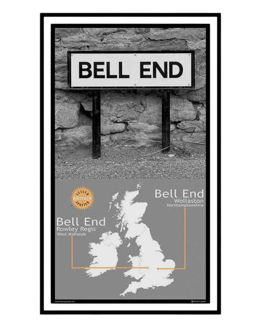 Bell End Teatowel-Lesser Spotted Images-My Beautiful Caravan